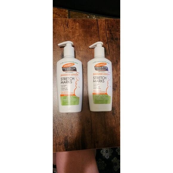 Palmers Cocoa Butter Formula Massage Lotion For Stretch Marks 8.5fl Oz 2 Bottles - Picture 1 of 2